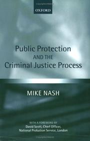 Cover of: Public Protection and the Criminal Justice Process | Mike Nash