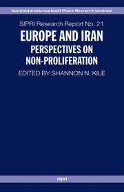 Cover of: Europe and Iran by Shannon N. Kile