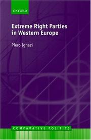 Cover of: Extreme Right Parties in Western Europe (Comparative Politics) by Piero Ignazi