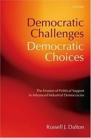 Cover of: Democratic Challenges, Democratic Choices by Russell J. Dalton