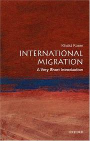 Cover of: International Migration: A Very Short Introduction (Very Short Introductions)