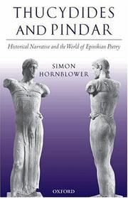 Thucydides and Pindar by Simon Hornblower
