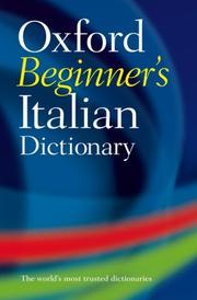 Cover of: Oxford Beginner's Italian Dictionary