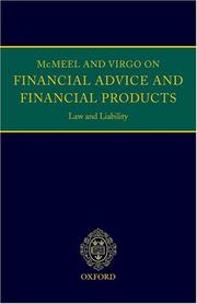 Cover of: Financial Advice and Financial Products by 