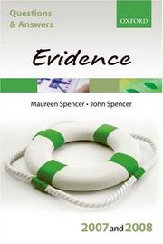 Cover of: Q and A: Evidence 2007-2008 (Blackstone's Law Questions and Answers)