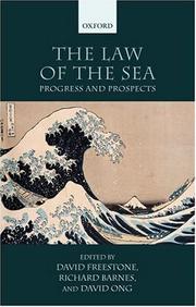Cover of: The Law of the Sea by 