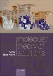 Cover of: Molecular Theory of Solutions
