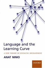 Cover of: Language and the Learning Curve: A New Theory of Syntactic Development