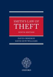 Cover of: Smith: The Law of Theft
