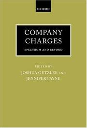 Cover of: Company Charges: Spectrum and Beyond