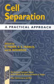Cover of: Cell Separation: A Practical Approach (Practical Approach Series)