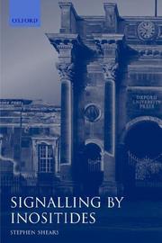 Cover of: Signalling by Inositides by Stephen Shears, Stephen Shears