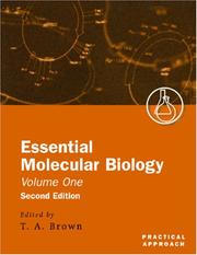 Cover of: Essential Molecular Biology | T. A. Brown