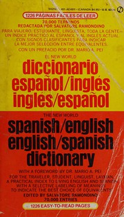Cover of: Spanish-English, English-Spanish Dictionary, The New World by Salvatore Ramondino