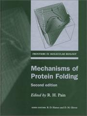 Cover of: Mechanisms of Protein Folding (Frontiers in Molecular Biology) by Roger H. Pain