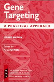 Cover of: Gene Targeting by Alexandra L. Joyner, Alexandra L. Joyner