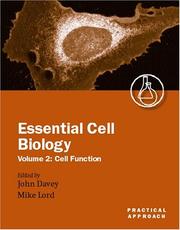 Cover of: Essential Cell Biology: A Practical Approach Volume 2 by 