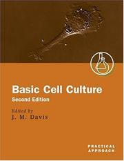 Cover of: Basic Cell Culture (Practical Approach Series) by J. M. Davis, J. M. Davis