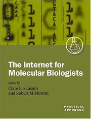 Cover of: The Internet for Molecular Biologists | 