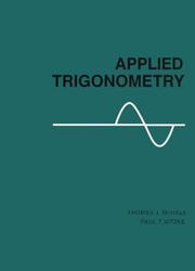 Cover of: Applied trigonometry