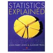 Cover of: Statistics explained