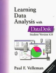 Cover of: Learning data analysis with Data Desk student, version 6.0 for Windows
