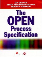 Cover of: The OPEN process specification