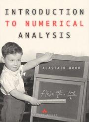 Cover of: Introduction to numerical analysis