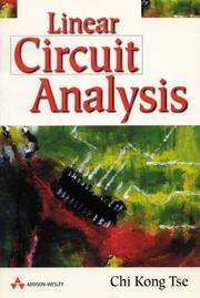 Cover of: Linear circuit analysis