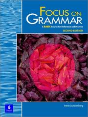 Cover of: Focus on grammar. by Irene Schoenberg