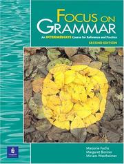Cover of: Focus on grammar by Marjorie Fuchs