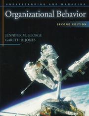Cover of: Understanding and managing organizational behavior