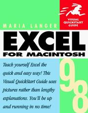 Cover of: Excel 98 for Macintosh