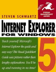 Cover of: Internet Explorer 5 for Windows