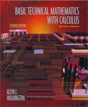 Cover of: Basic Technical Mathematics with Calculus Metric Version (7th Edition) by Allyn J. Washington