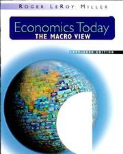 Cover of: Economics today. | Roger LeRoy Miller