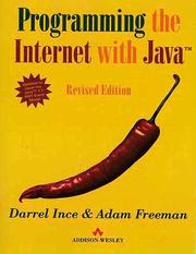 Cover of: Programming Internet with Java by Darrel Ince, Adam Freeman