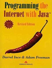 Cover of: Programming the Internet with Java by D. Ince