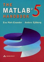 Cover of: The MATLAB 5 handbook