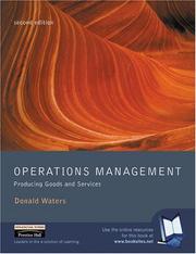 Cover of: Operations Management: Producing Goods & Services