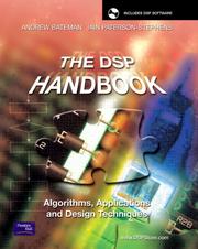 Cover of: The DSP Handbook: Algorithms, Applications and Design Techniques