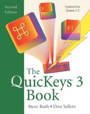 Cover of: The QuicKeys 3 Book by Stephen F. Roth, Steve Roth, Don Sellers, Steve Roth, Don Sellers