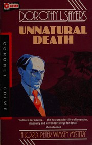 Cover of: Unnaturaldeath by Dorothy L. Sayers