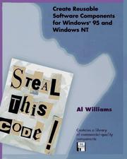 Cover of: Steal this code!: create reusable software components for Windows 95 and Windows NT