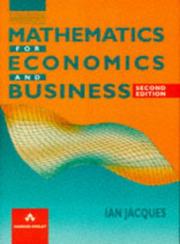 Cover of: Mathematics for economics and business