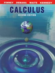 Cover of: Calculus (2nd Edition) by Ross L. Finney, Franklin D. Demana, Bert K. Waits, Daniel Kennedy