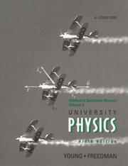 Cover of: University Physics by A. Lewis Ford, Hugh D. Young, Roger A. Freedman