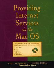Cover of: Providing Internet services via the Mac OS by Carl Steadman