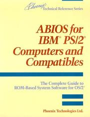 Cover of: ABIOS for IBM PS/2 computers and compatibles: the complete guide to ROM-based system software for OS/2