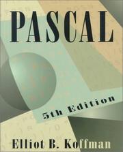 Cover of: Pascal by Elliot B. Koffman